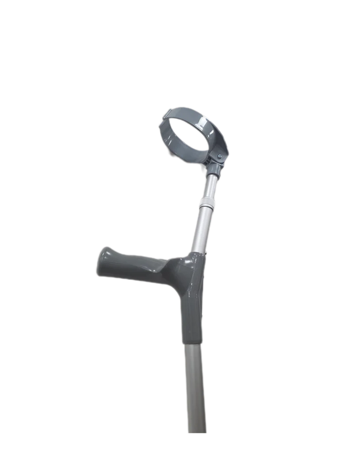 Elleboogkrukken met gesloten manchet, anatomisch gevormd handvat